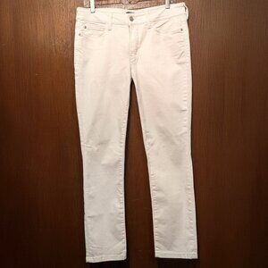 NYDJ Alina Convertible Ankle White Jeans 6